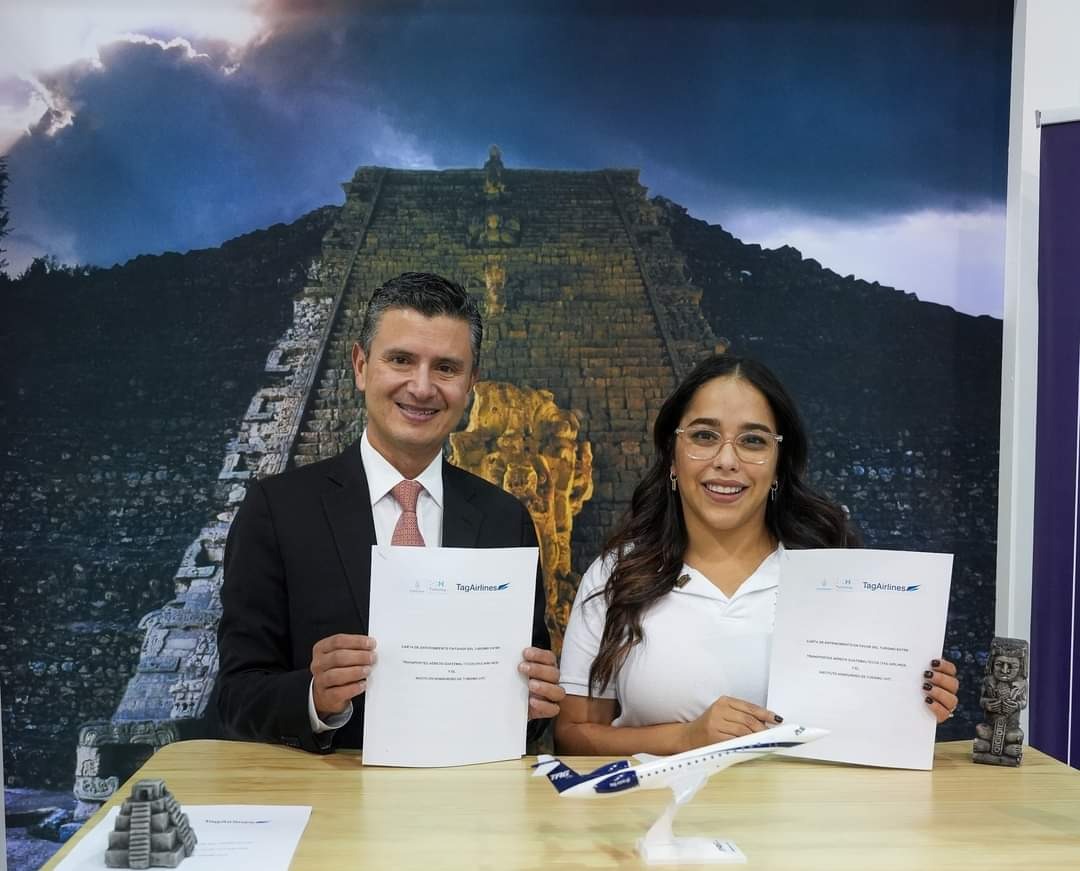 El IHT firma carta de entendimiento con TAG Airlines de Guatemala